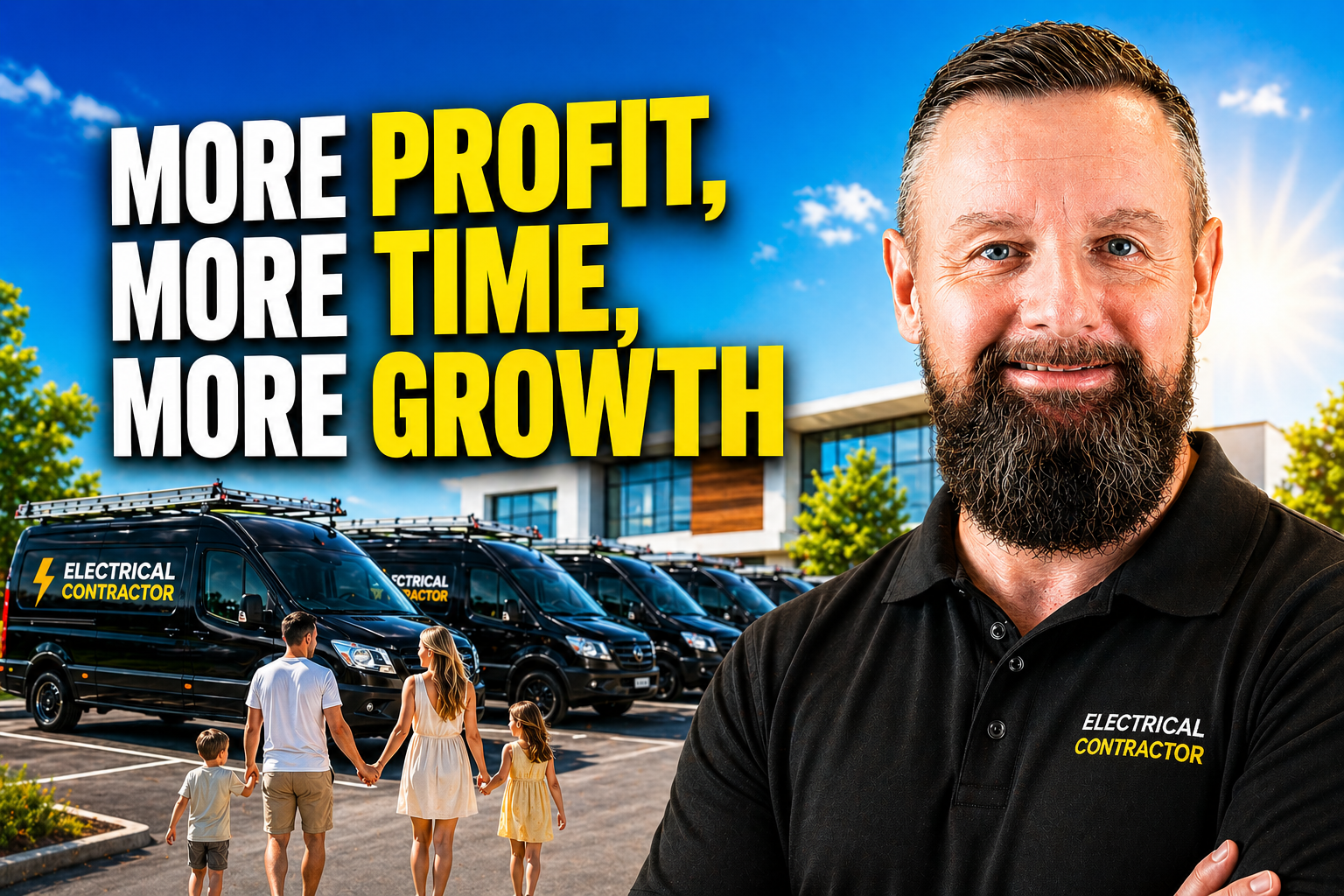how to grow a trades business to achieve time & financial freedom in 5 steps